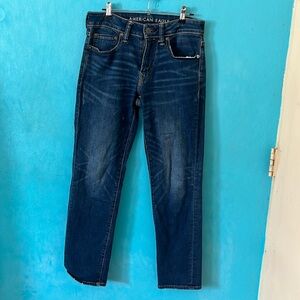 Slim straight stretch jean for men